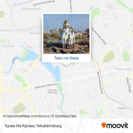 Храм На Крови map