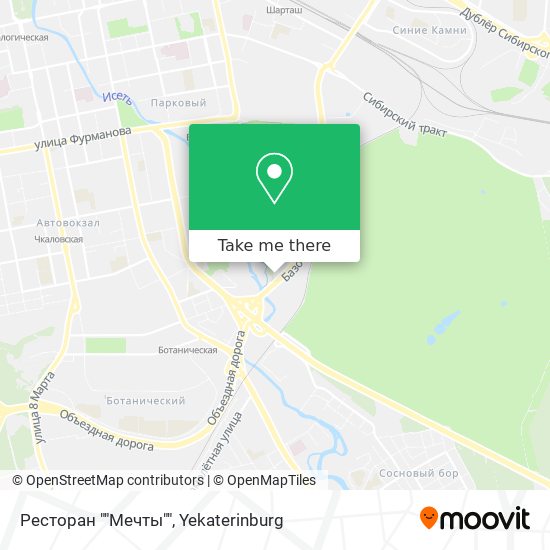 Ресторан ""Мечты"" map