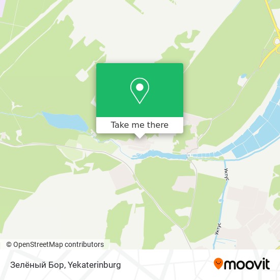 Зелёный Бор map