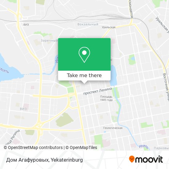 Дом Агафуровых map