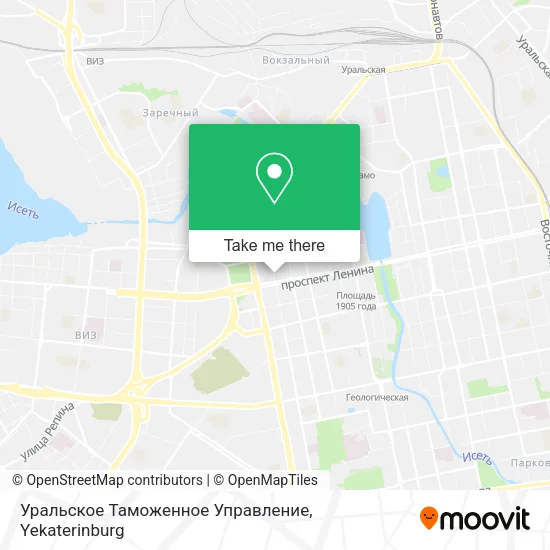 Уральское Таможенное Управление map