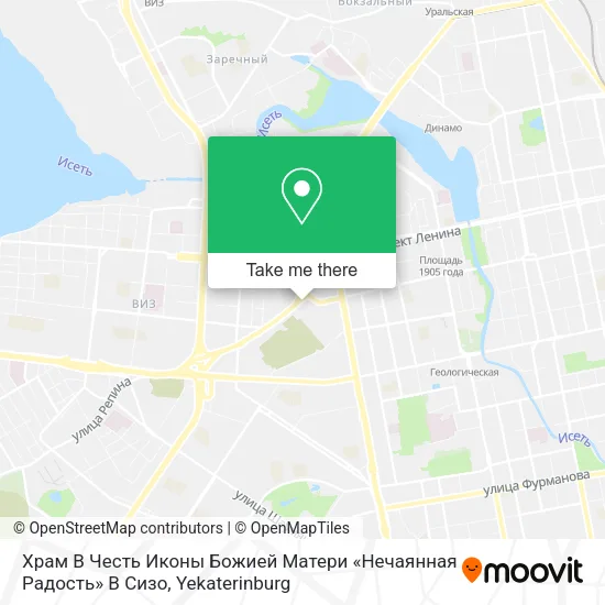 Храм В Честь Иконы Божией Матери «Нечаянная Радость» В Сизо map
