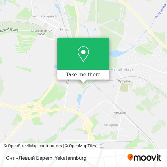 Снт «Левый Берег» map