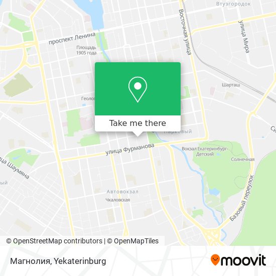 Магнолия map