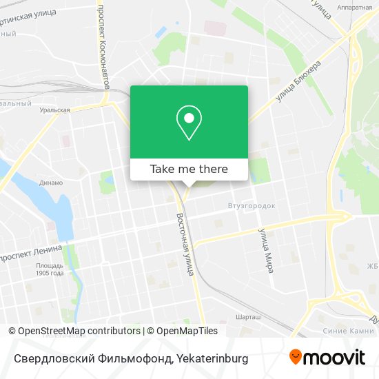 Свердловский Фильмофонд map