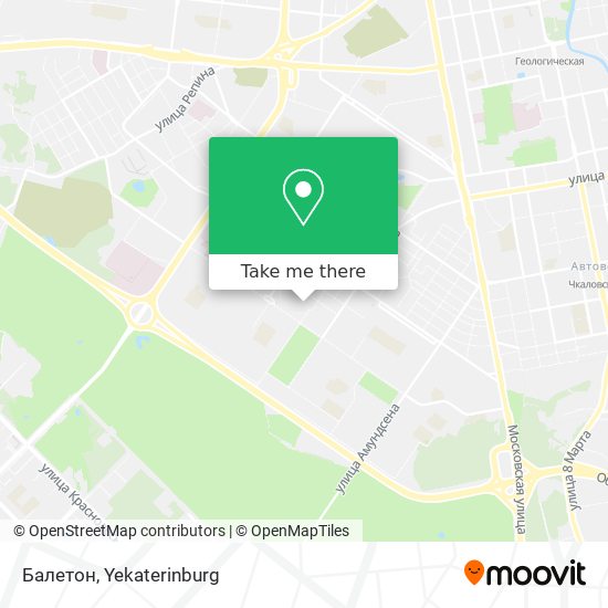 Балетон map