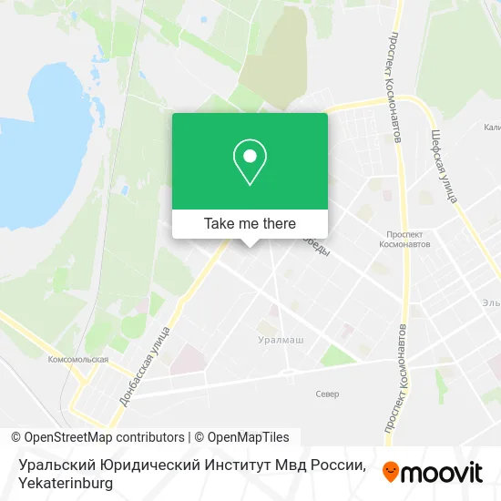 Уральский Юридический Институт Мвд России map