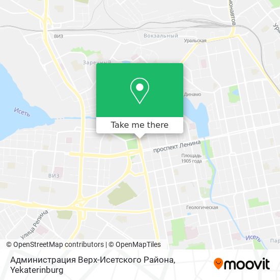 Администрация Верх-Исетского Района map