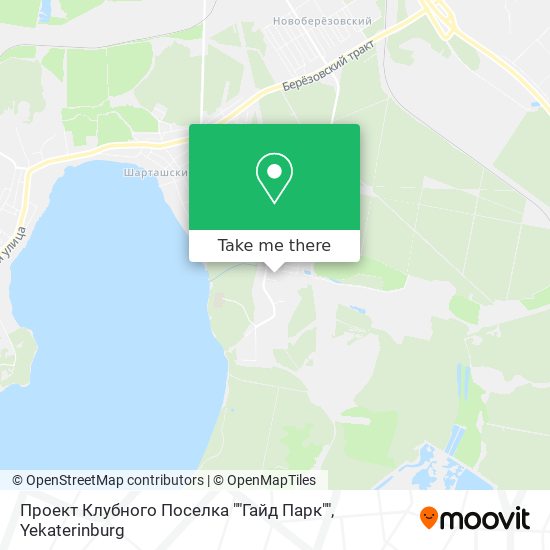 Проект Клубного Поселка ""Гайд Парк"" map