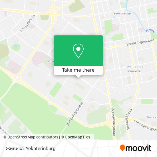 Живика map