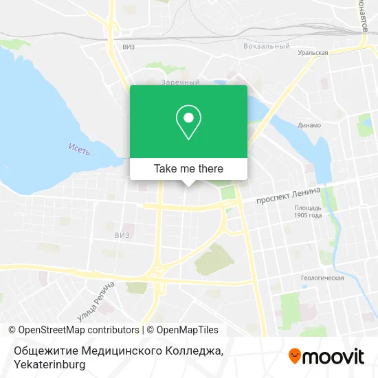 Общежитие Медицинского Колледжа map
