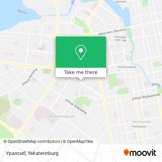 Уралсиб map