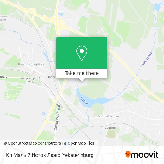 Кп Малый Исток Люкс map