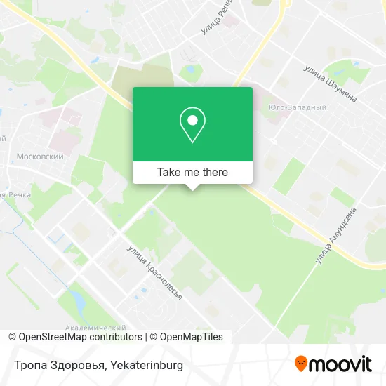 Тропа Здоровья map