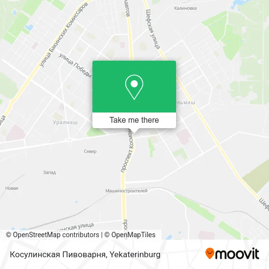 Косулинская Пивоварня map