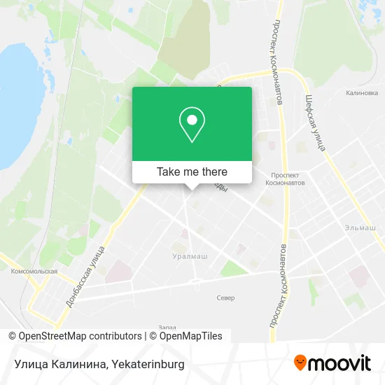 Улица Калинина map