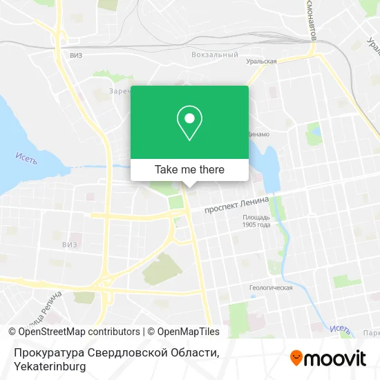 Прокуратура Свердловской Области map