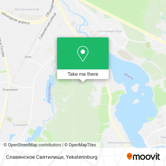 Славянское Святилище map
