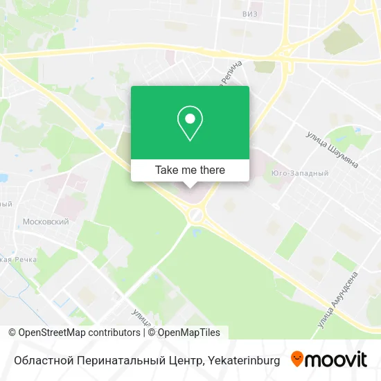 Областной Перинатальный Центр map