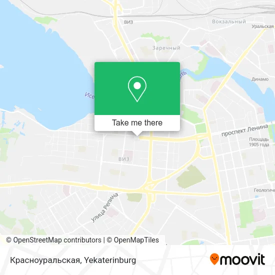 Красноуральская map