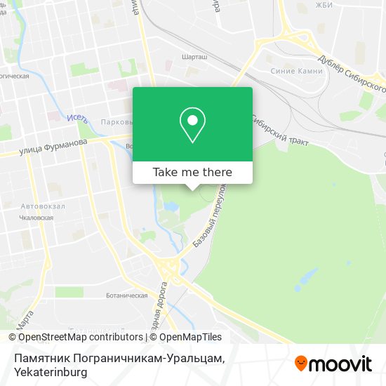 Памятник Пограничникам-Уральцам map