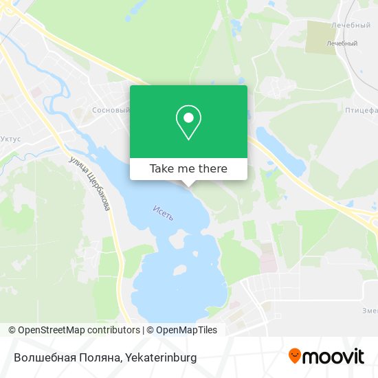 Волшебная Поляна map