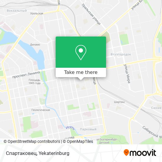 Спартаковец map