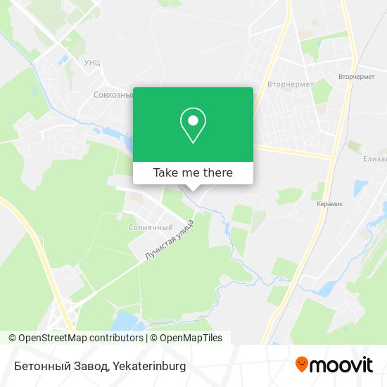 Бетонный Завод map