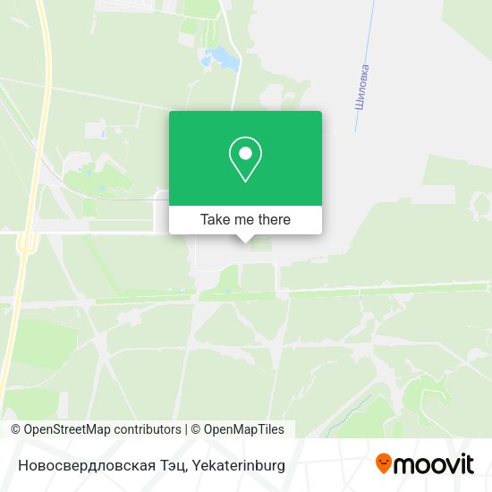 Новосвердловская Тэц map