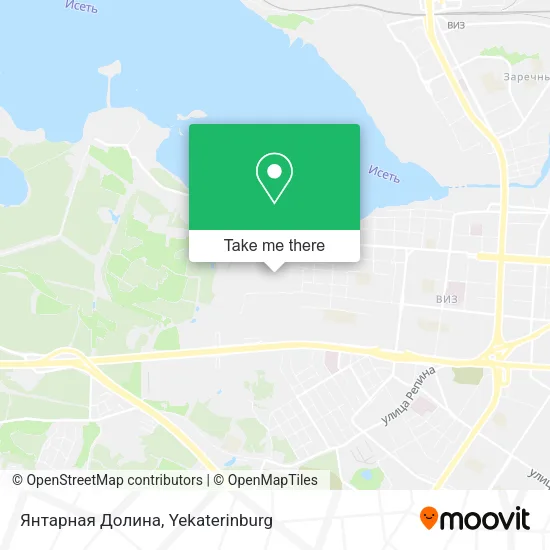 Янтарная Долина map