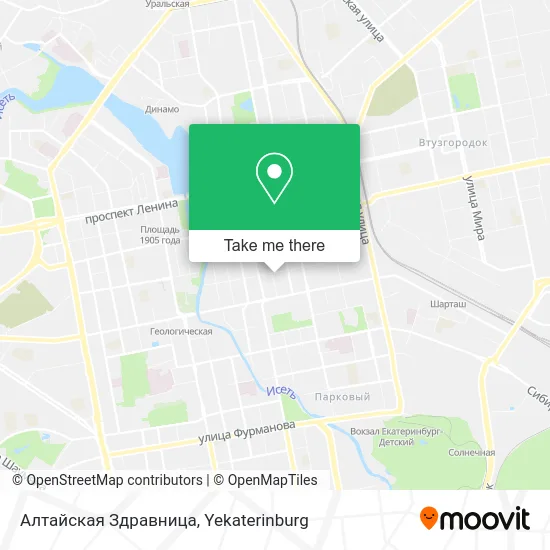 Алтайская Здравница map