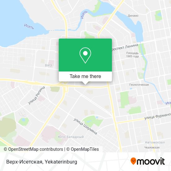 Верх-Исетская map