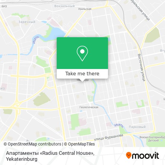 Апартаменты «Radius Central House» map