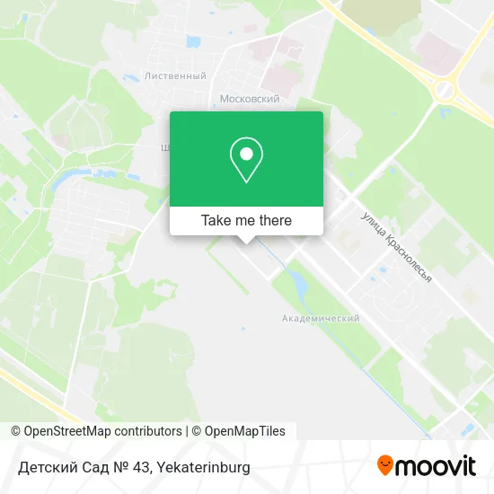 Детский Сад № 43 map