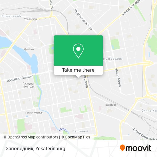 Заповедник map