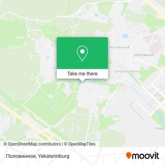 Половинное map