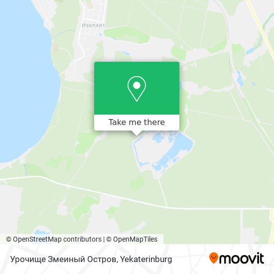 Урочище Змеиный Остров map