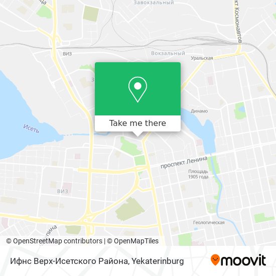 Ифнс Верх-Исетского Района map