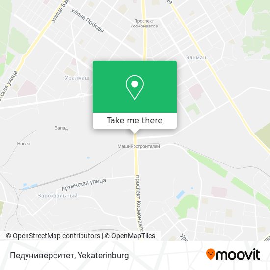 Педуниверситет map