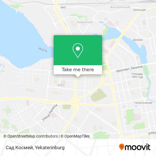 Сад Космей map