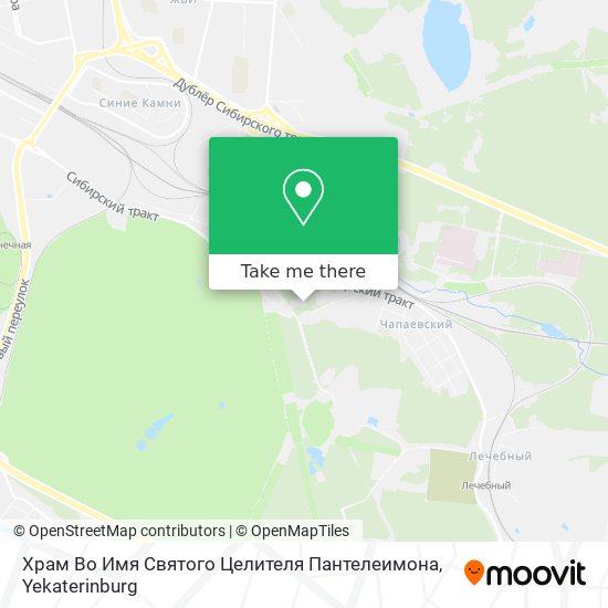 Храм Во Имя Святого Целителя Пантелеимона map