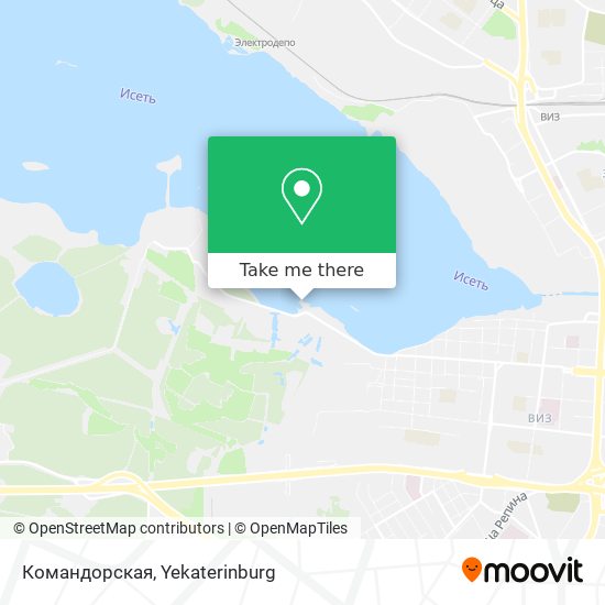 Командорская map