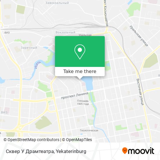 Сквер У Драмтеатра map