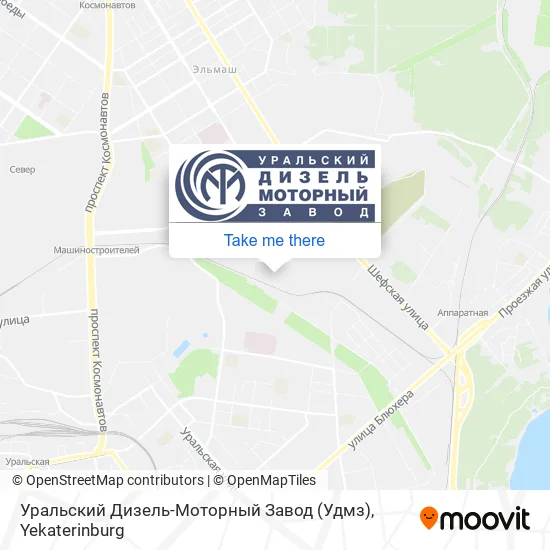 Уральский Дизель-Моторный Завод (Удмз) map