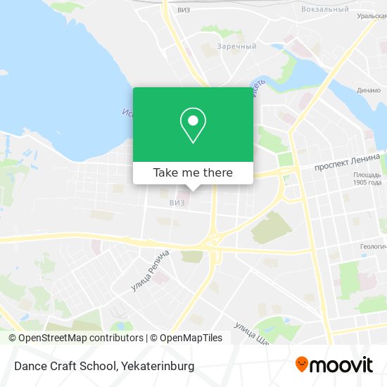 Dance Craft School map