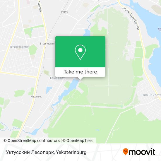 Уктусский Лесопарк map