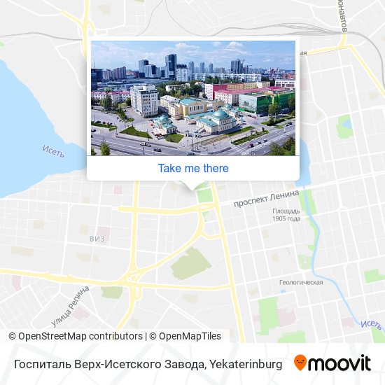 Госпиталь Верх-Исетского Завода map