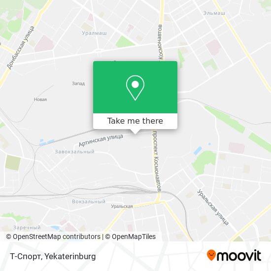 Т-Спорт map