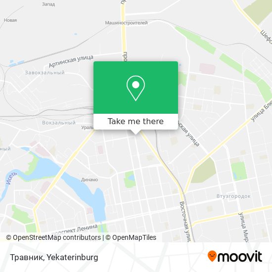 Травник map