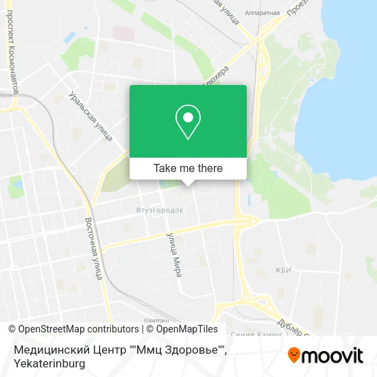 Медицинский Центр ""Ммц Здоровье"" map